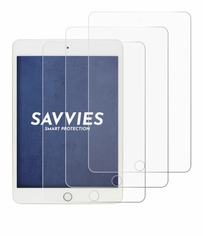 Image of the device Apple iPad Mini 5 2019 (5th. Gen.) with a wide variety of screen protectors.