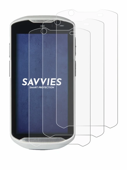 Image of the device Zebra TC52-HC with a wide variety of screen protectors.