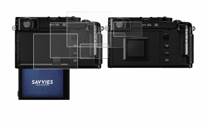 Image of the device Fujifilm X-Pro3 with a wide variety of screen protectors.
