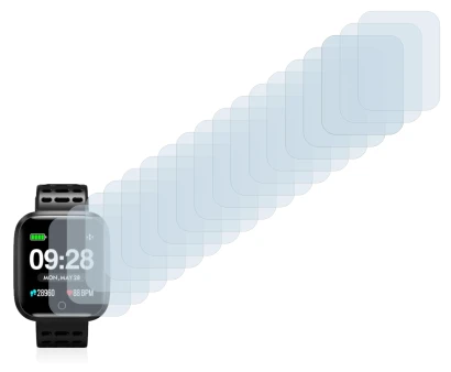 Image of the device Lenovo E1 with a wide variety of screen protectors.