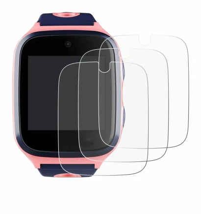 Image of the device Xplora 4 with a wide variety of screen protectors.