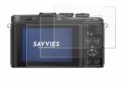 Image of the device Olympus PEN E-PL10 with a wide variety of screen protectors.