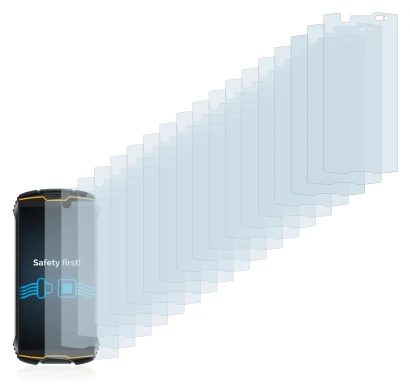 Image of the device Cubot King Kong Mini with a wide variety of screen protectors.