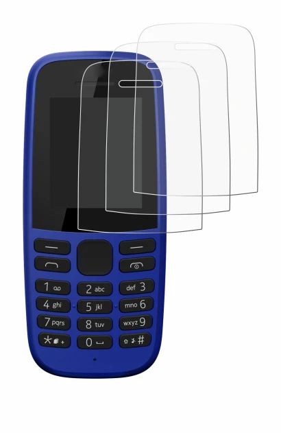 Image of the device Nokia 105 DS 2019 with a wide variety of screen protectors.