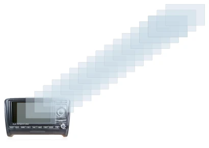 Image of the device Audi A4 8E 2004-2009 RNS-E with a wide variety of screen protectors.