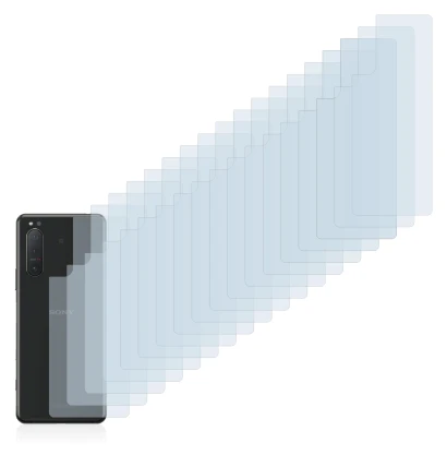 Image of the device Sony Xperia 5 II (Back) with a wide variety of screen protectors.