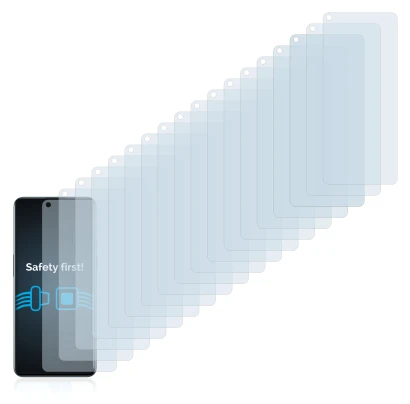 Image of the device OnePlus 9 with a wide variety of screen protectors.