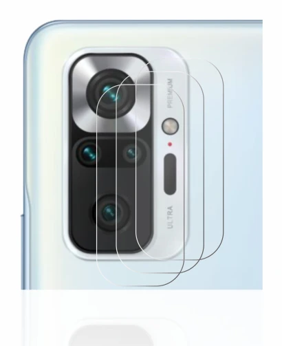 Image of the device Xiaomi Redmi Note 10 Pro (ONLY Camera Lens) with a wide variety of screen protectors.