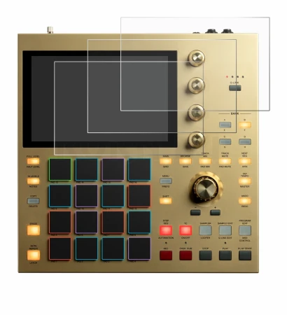 Image of the device Akai MPC One with a wide variety of screen protectors.