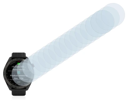 Image of the device Garmin Approach S42 with a wide variety of screen protectors.