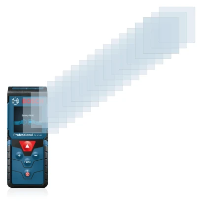Image of the device Bosch GLM 40 Professional with a wide variety of screen protectors.