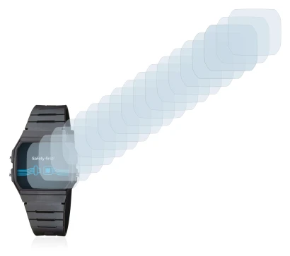 Image of the device Casio Collection Unisex F-91W with a wide variety of screen protectors.