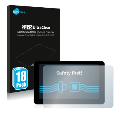 Front side of a product packaging with the brand logo Savvies. Next to it is the device Zontes 310V Cruiser shown with the cor