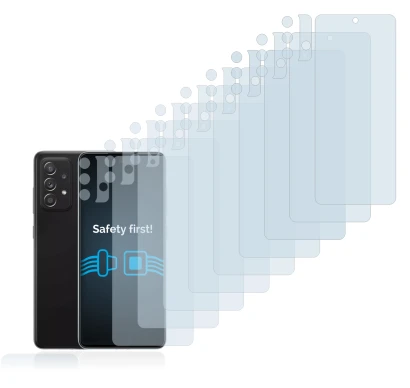 Image of the device Samsung Galaxy A52 5G (Front+Camera) with a wide variety of screen protectors.