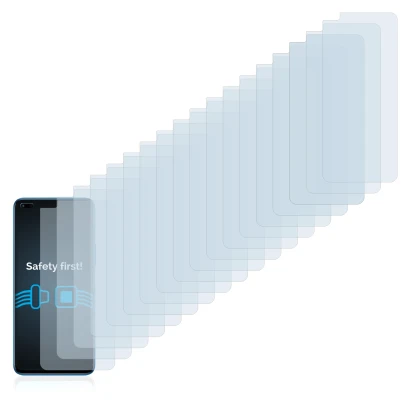 Image of the device Honor 50 Lite with a wide variety of screen protectors.