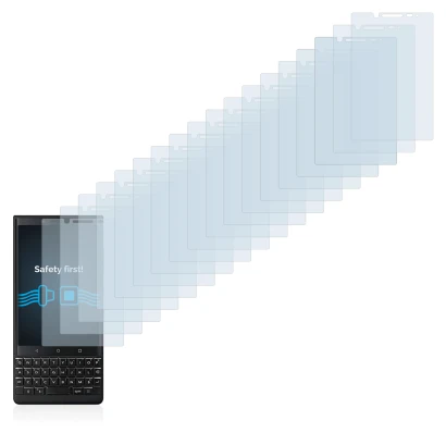 Image of the device BlackBerry Key2 (Dual Sim) with a wide variety of screen protectors.