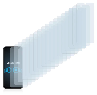 Image of the device Teracube 2e with a wide variety of screen protectors.