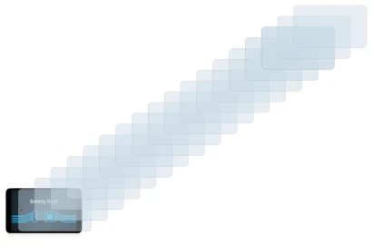 Image of the device Nokia T10 with a wide variety of screen protectors.