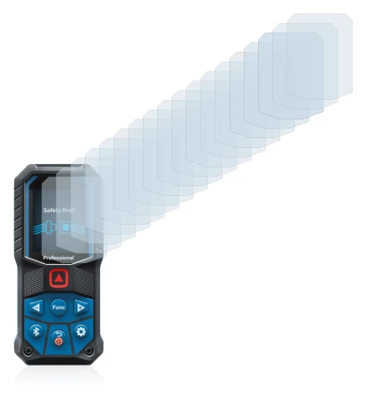 Image of the device Bosch GLM 50-27 C with a wide variety of screen protectors.