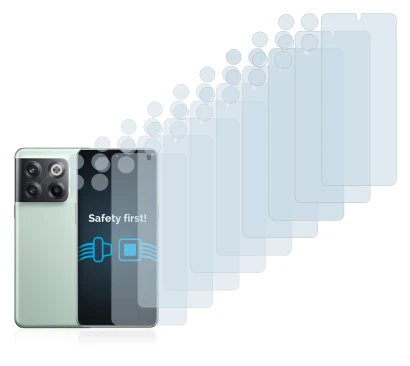 Image of the device OnePlus 10T 5G (Front+Camera) with a wide variety of screen protectors.