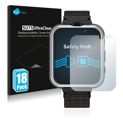 Front side of a product packaging with the brand logo Savvies. Next to it is the device Pthtechus X32 shown with the correspon