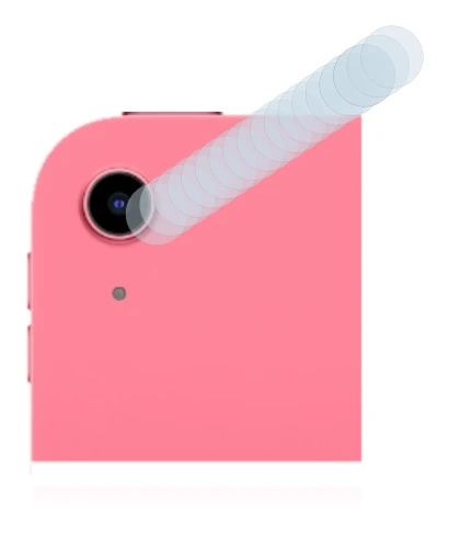 Image of the device Apple iPad 10.9" WiFi 2022 (ONLY Camera Lens, 10th Gen.) with a wide variety of screen protectors.