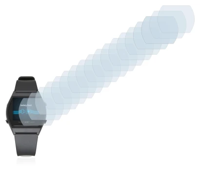 Image of the device Casio LW-204-1BEF with a wide variety of screen protectors.