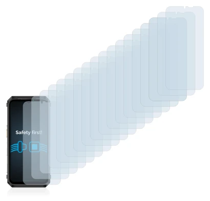 Image of the device Ulefone Power Armor 18T with a wide variety of screen protectors.
