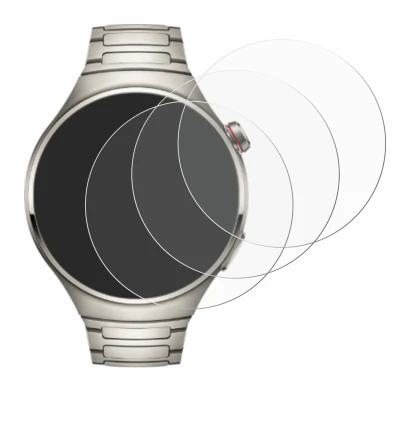 Image of the device Huawei Watch 4 Pro with a wide variety of screen protectors.