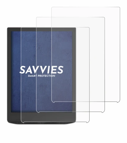 Image of the device PocketBook InkPad 4 with a wide variety of screen protectors.