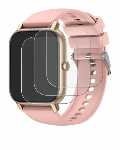 Image of the device Nerunsa P66 1.85" with a wide variety of screen protectors.