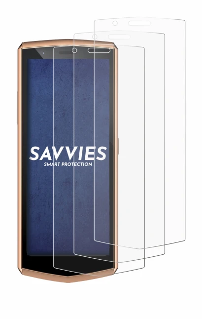 Image of the device Cubot Pocket 3 with a wide variety of screen protectors.
