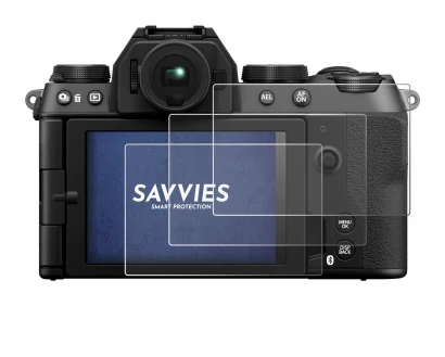 Image of the device Fujifilm X-S20 with a wide variety of screen protectors.