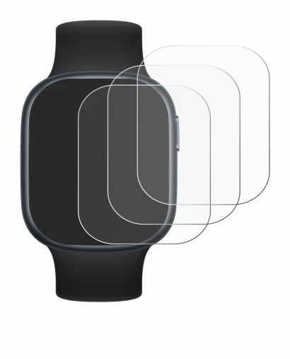Image of the device Honor Watch 4 with a wide variety of screen protectors.