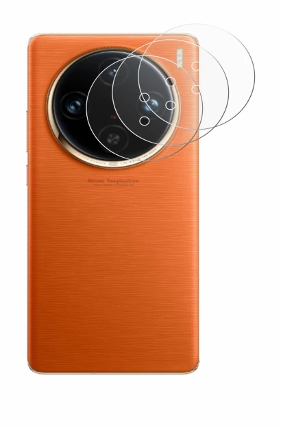 Image of the device Vivo X100 Pro (ONLY Camera Lens) with a wide variety of screen protectors.