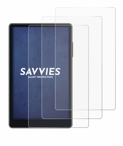 Image of the device Keystone 3 Pro with a wide variety of screen protectors.