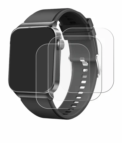 Image of the device Donerton T50S with a wide variety of screen protectors.