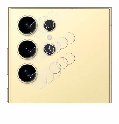 Image of the device Samsung Galaxy S24 Ultra (ONLY Camera Lens) with a wide variety of screen protectors.