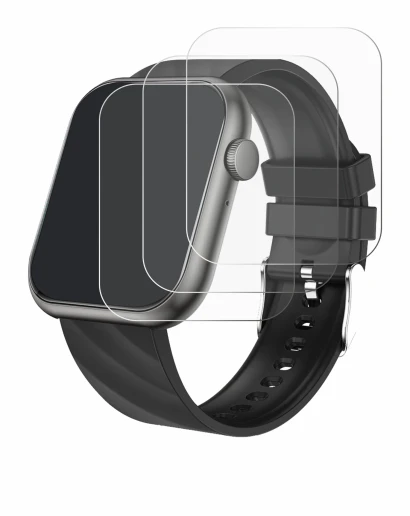 Image of the device walkbee Smartwatch 1.96" with a wide variety of screen protectors.
