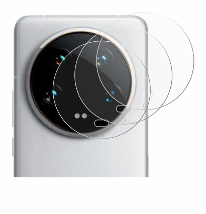 Image of the device Xiaomi 14 Ultra (ONLY Camera Lens) with a wide variety of screen protectors.
