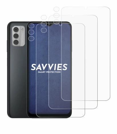 Image of the device Nokia G42 5G (Front+Camera) with a wide variety of screen protectors.