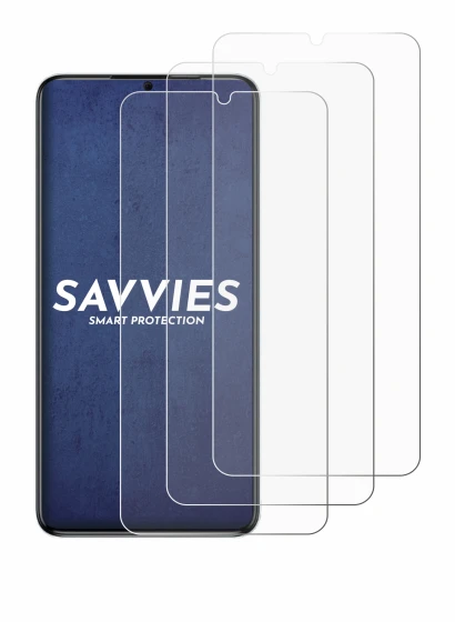 Image of the device Oukitel C50 with a wide variety of screen protectors.
