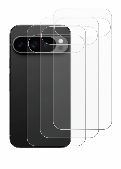 Image of the device Google Pixel 9 Pro (Back) with a wide variety of screen protectors.