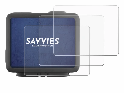 Image of the device GoPro Hero 4k with a wide variety of screen protectors.