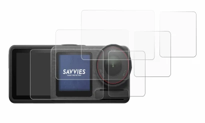 Image of the device DJI Osmo Action 5 Pro (case-friendly) with a wide variety of screen protectors.