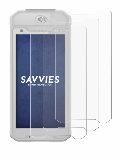 Image of the device Dojo Pocket with a wide variety of screen protectors.
