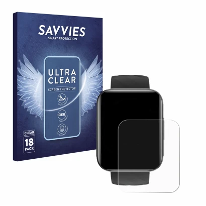 Front side of a product packaging with the brand logo Savvies. Next to it is the device Dakofied D1 shown with the correspondi