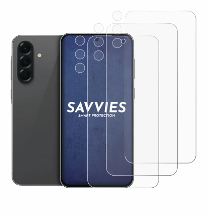 Image of the device Samsung Galaxy A56 5G (Front+Camera) with a wide variety of screen protectors.