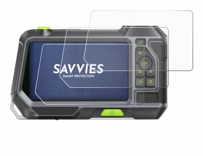 Image of the device Teslong NTS500 with a wide variety of screen protectors.