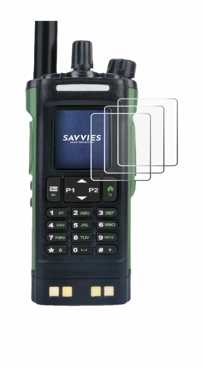 Image of the device Baofeng DM-32 with a wide variety of screen protectors.